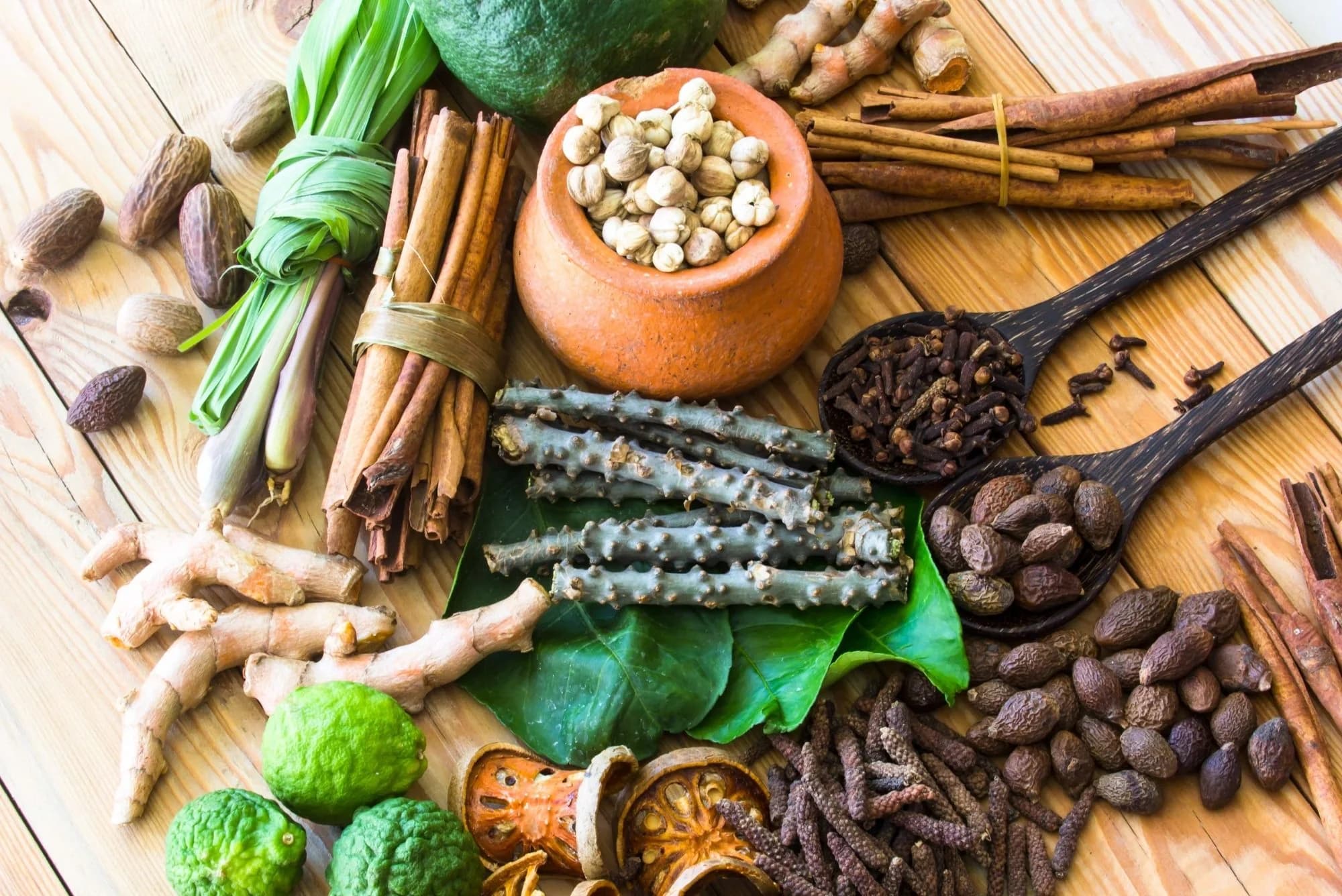 Ayurvedic herbs and oils